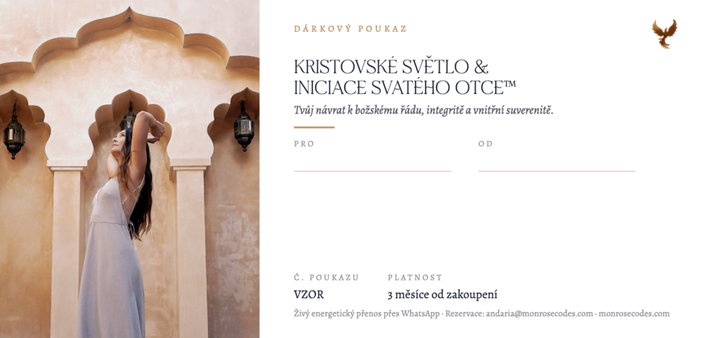poukaz kristovske svetlo